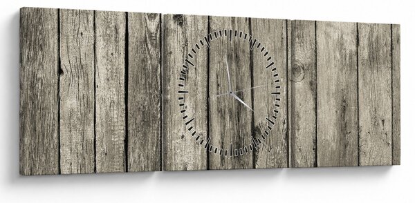 Obraz - Drzewo (z zegarem) (90x30 cm)