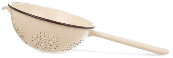 Cedzak kuchenny emaliowany brązowy BROWN 22 cm