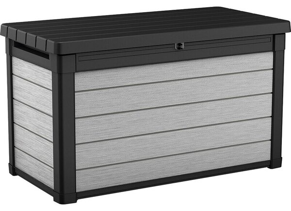 Skrzynia ogrodowa KETER Denali Duo Tech Box 380L Czarno-szary