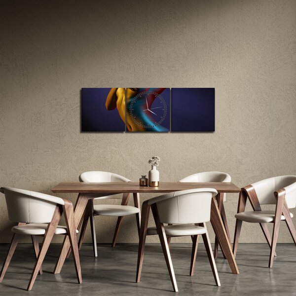 Obraz - Akt kobiecy (z zegarem) (90x30 cm)