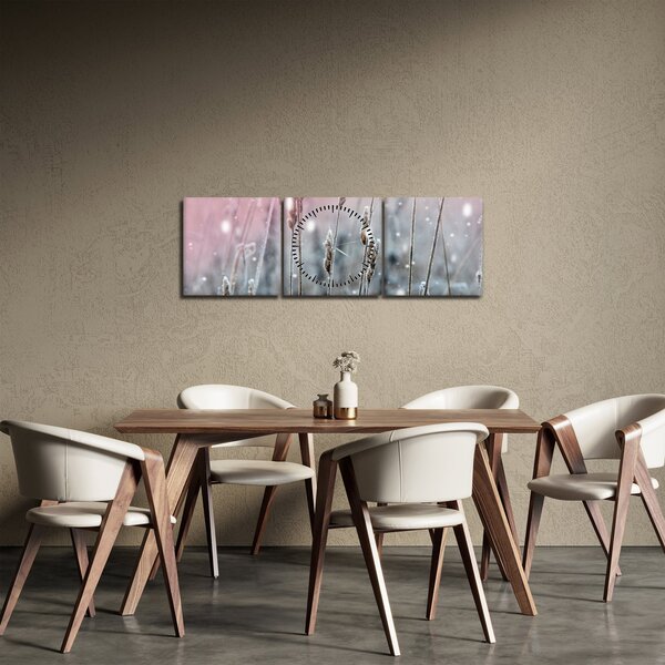 Obraz - Chwila (z zegarem) (90x30 cm)