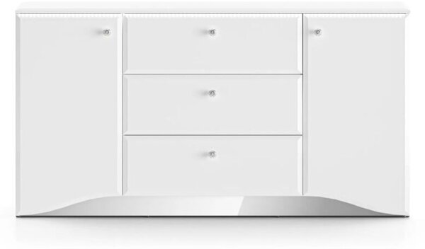 Komoda BLANC 02 2D3S 160 biaÅy poÅysk