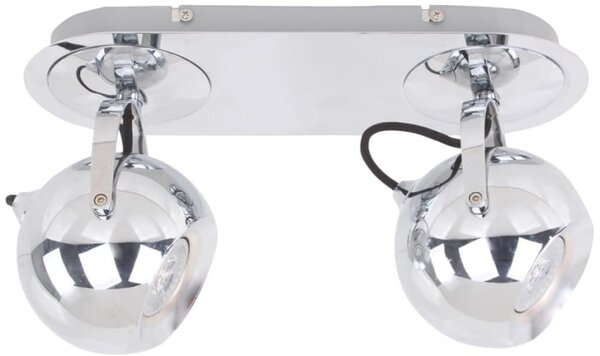 Lampa sufitowa spot dwa reflektory regulowane Italux FH5952-SPX-120 James CH GU10 18cm x 35cm chrom