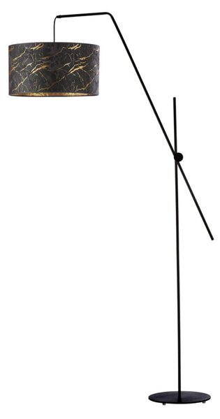 Lampa stojąca podłogowa przegubowa regulowana z abażurem walec MODERN