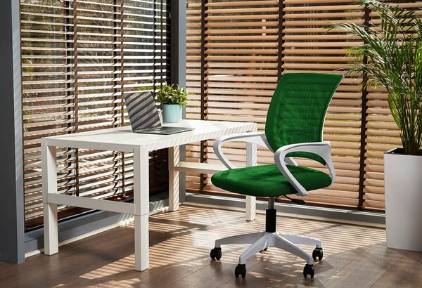 Ergonomiczne krzesło do biurka młodzieżowe zielone Z5-K99