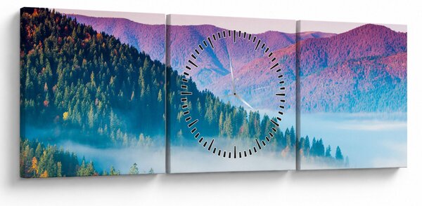 Obraz - Panorama 2 (z zegarem) (90x30 cm)