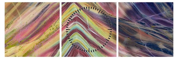 Obraz - Panorama (z zegarem) (90x30 cm)