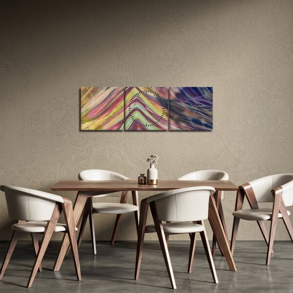 Obraz - Panorama (z zegarem) (90x30 cm)