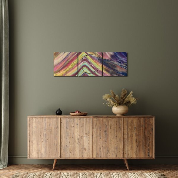 Obraz - Panorama (z zegarem) (90x30 cm)