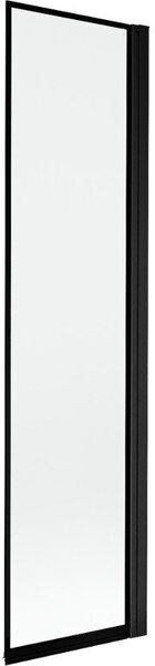 Mexen Mist parawan nawannowy 1-skrzydłowy prawy 50 x 150 cm, czarna ramka, czarny - 8A9-050-001-70-70-P