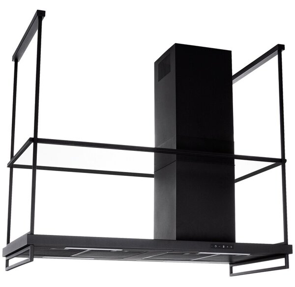 Okap AKPO WK-9 Lungo 150 Czarny mat 471.3m3/h 65dB klasa B