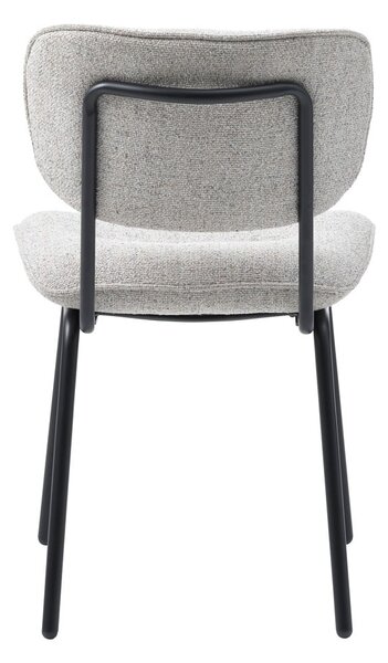 Jasnoszare krzesło Buffalo – Unique Furniture