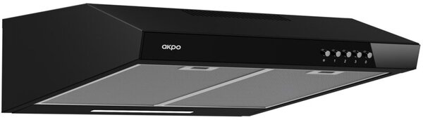 Okap AKPO WK-7 K glass 50 Czarny/czarne szkÅo 285m3/h 71dB klasa C