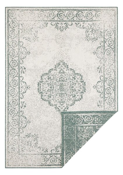 Zielono-kremowy dywan odpowiedni na zewnątrz NORTHRUGS Cebu, 160x230 cm