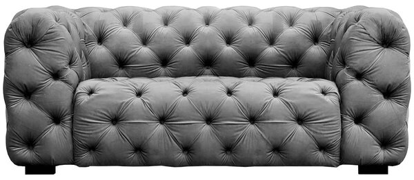 MebleMWM Sofa 2 osobowa glamour DIAMOND pikowana / kolor do wyboru