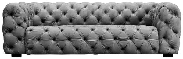 MebleMWM Sofa 3 osobowa glamour DIAMOND pikowana / kolor do wyboru