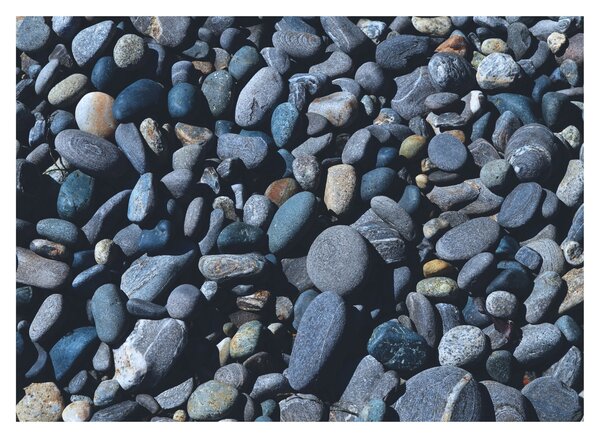 Obraz kamyków z plaży (70x50 cm)
