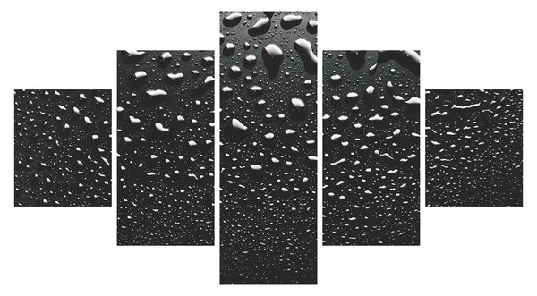 Obraz kropli wody (125x70 cm)