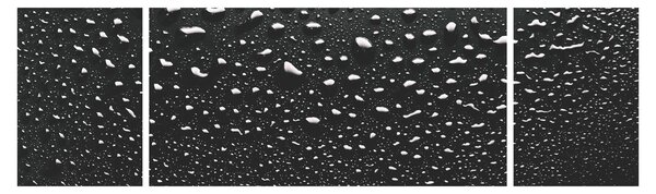 Obraz kropli wody (170x50 cm)