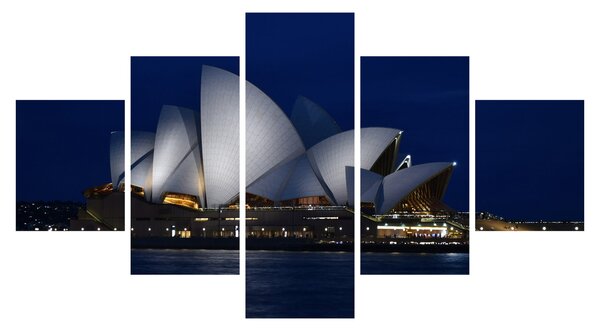 Obraz Sydney w nocy (125x70 cm)