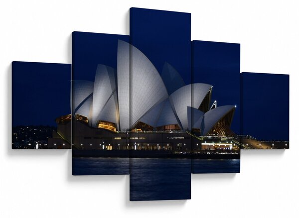 Obraz Sydney w nocy (125x70 cm)