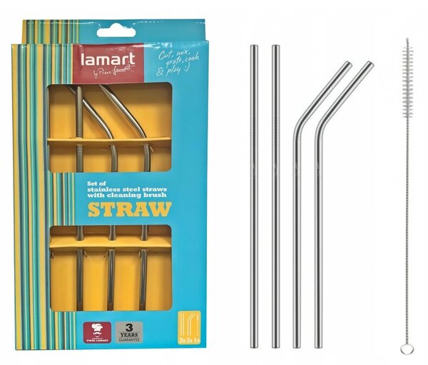 Słomka LAMART LT7052 4 szt