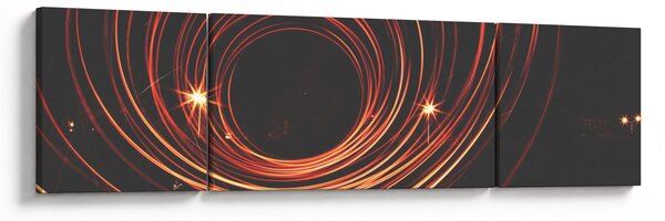 Obraz abstrakcyjnych linii (170x50 cm)