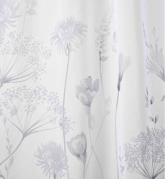 Biała firana 137x140 cm Meadowsweet Floral – Catherine Lansfield