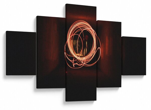 Obraz - linie w tunelu (125x70 cm)