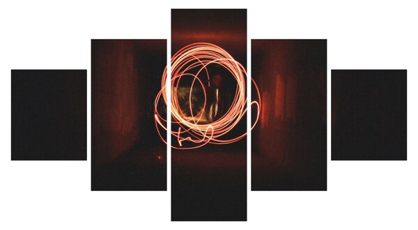 Obraz - linie w tunelu (125x70 cm)
