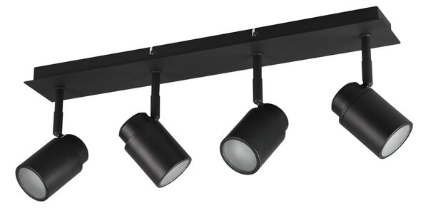 Metalowa lampa punktowa w kolorze matowej czerni 19x52 cm Angelo – Trio