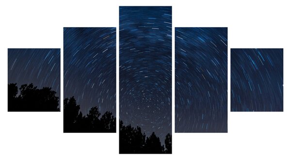 Obraz nocnego nieba (125x70 cm)