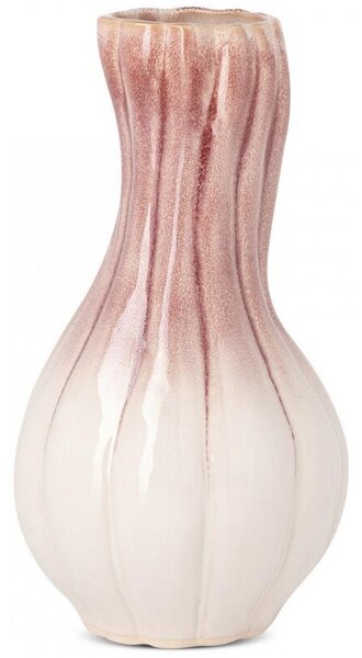 Wazon EUROFIRANY Evita 02 17 x 32 cm Kremowo-różowy
