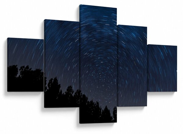 Obraz nocnego nieba (125x70 cm)