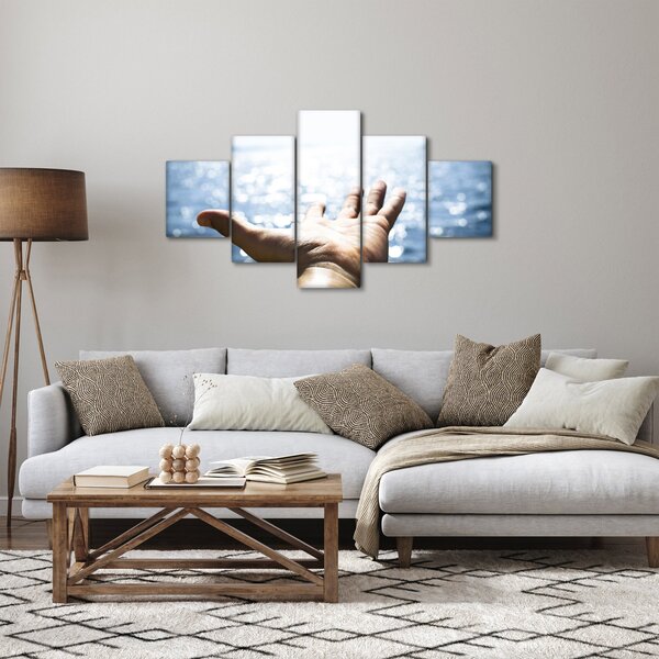 Obraz otwartej dłoni (125x70 cm)