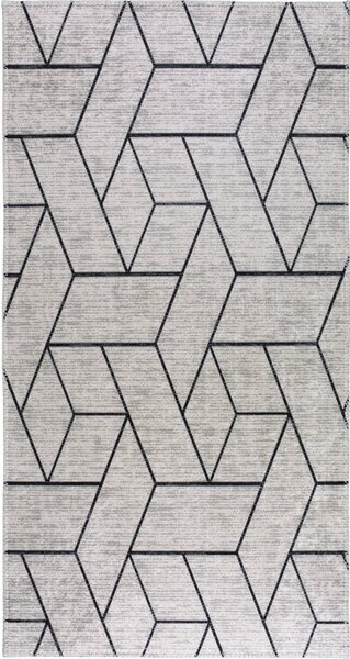 Jasnoszary dywan odpowiedni do prania 80x150 cm – Vitaus