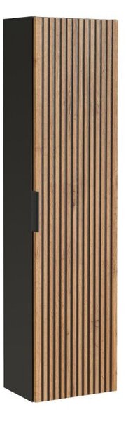 Szafka łazienkowa XILO BLACK WOTAN 80 35cm czarna/dąb