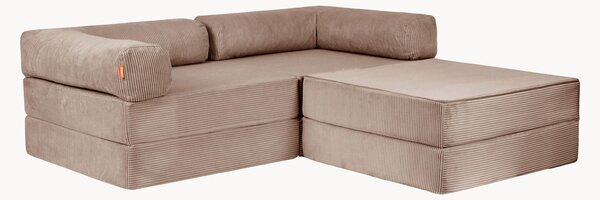 Narożna sofa modułowa ze sztruksu Family Funzy