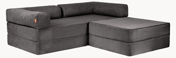 Narożna sofa modułowa ze sztruksu Family Funzy