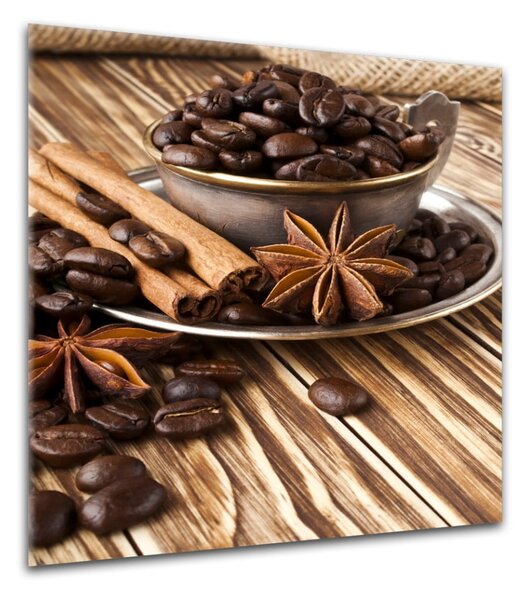 Obraz Styler Glasspik Coffee, 30x30 cm