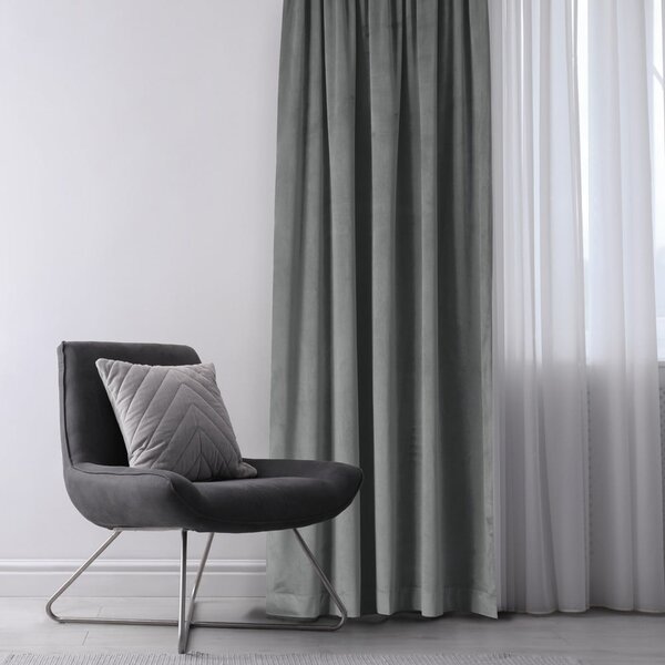 Antracytowa zasłona 200x270 cm Vila – Homede