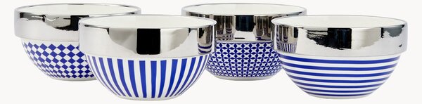 Komplet miseczek z porcelany Aunty, 4 elem