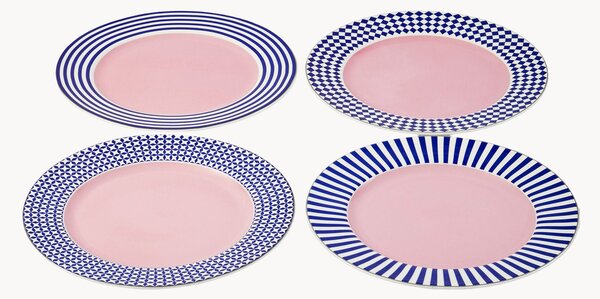 Komplet talerzy z porcelany Aunty, 4 elem