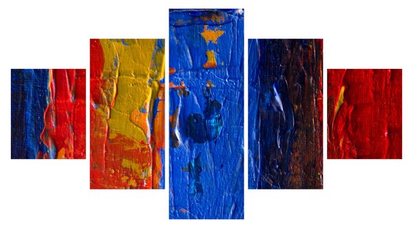 Obraz malarskich kolorów (125x70 cm)