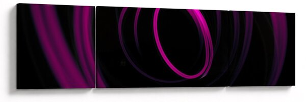 Obraz - fioletowe kresek (170x50 cm)