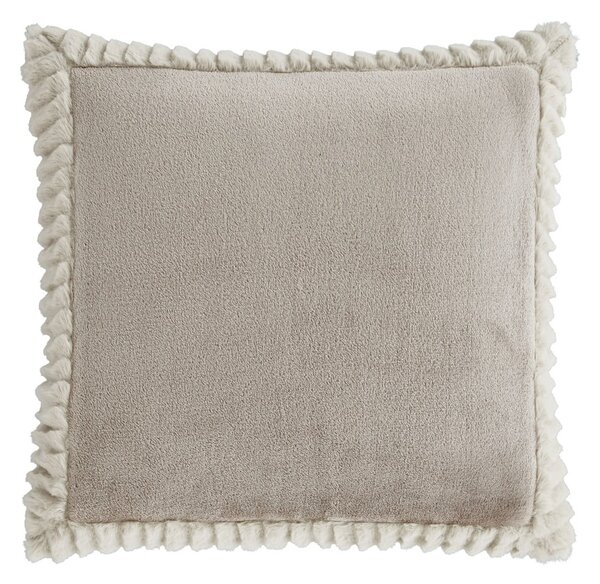 Poduszka dekoracyjna 55x55 cm Velvet and Faux Fur – Catherine Lansfield