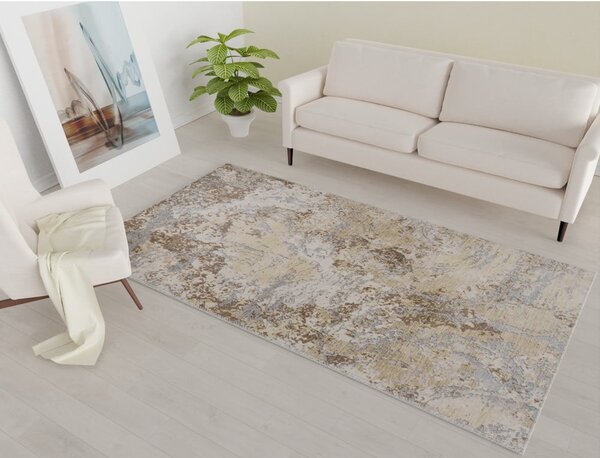 Jasnoniebieski/jasnobrązowy dywan odpowiedni do prania 80x150 cm Sandstorm – Vitaus