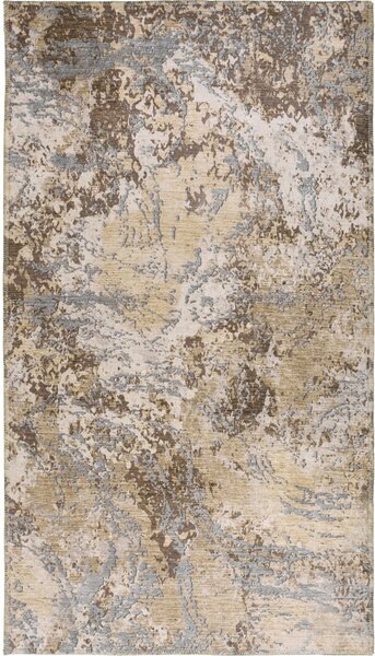Jasnoniebieski/jasnobrązowy dywan odpowiedni do prania 80x150 cm Sandstorm – Vitaus