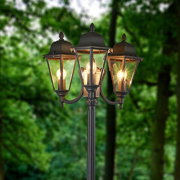 Zewnętrzna Lampa Lindby, Edana, czarny, aluminium, nowoczesny