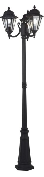Zewnętrzna Lampa Lindby, Edana, czarny, aluminium, nowoczesny